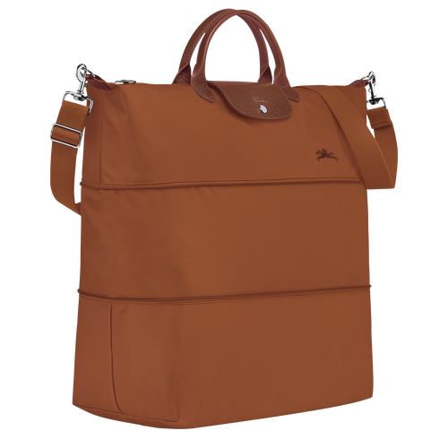Le Pliage Green Travel bag expandable, Cognac