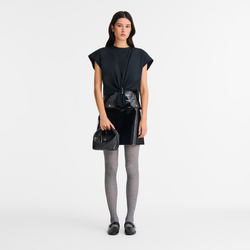 Le Pliage Xtra XS Handbag , Black - Leather