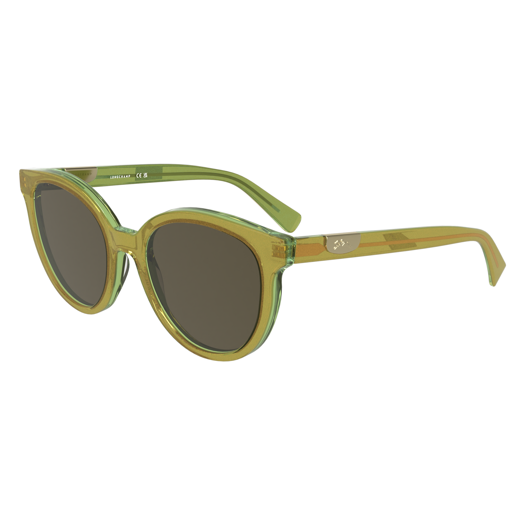 null Sunglasses, Glitter Khaki