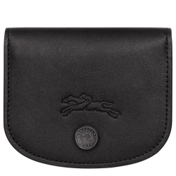 Le Pliage Xtra Card holder , Black - Leather