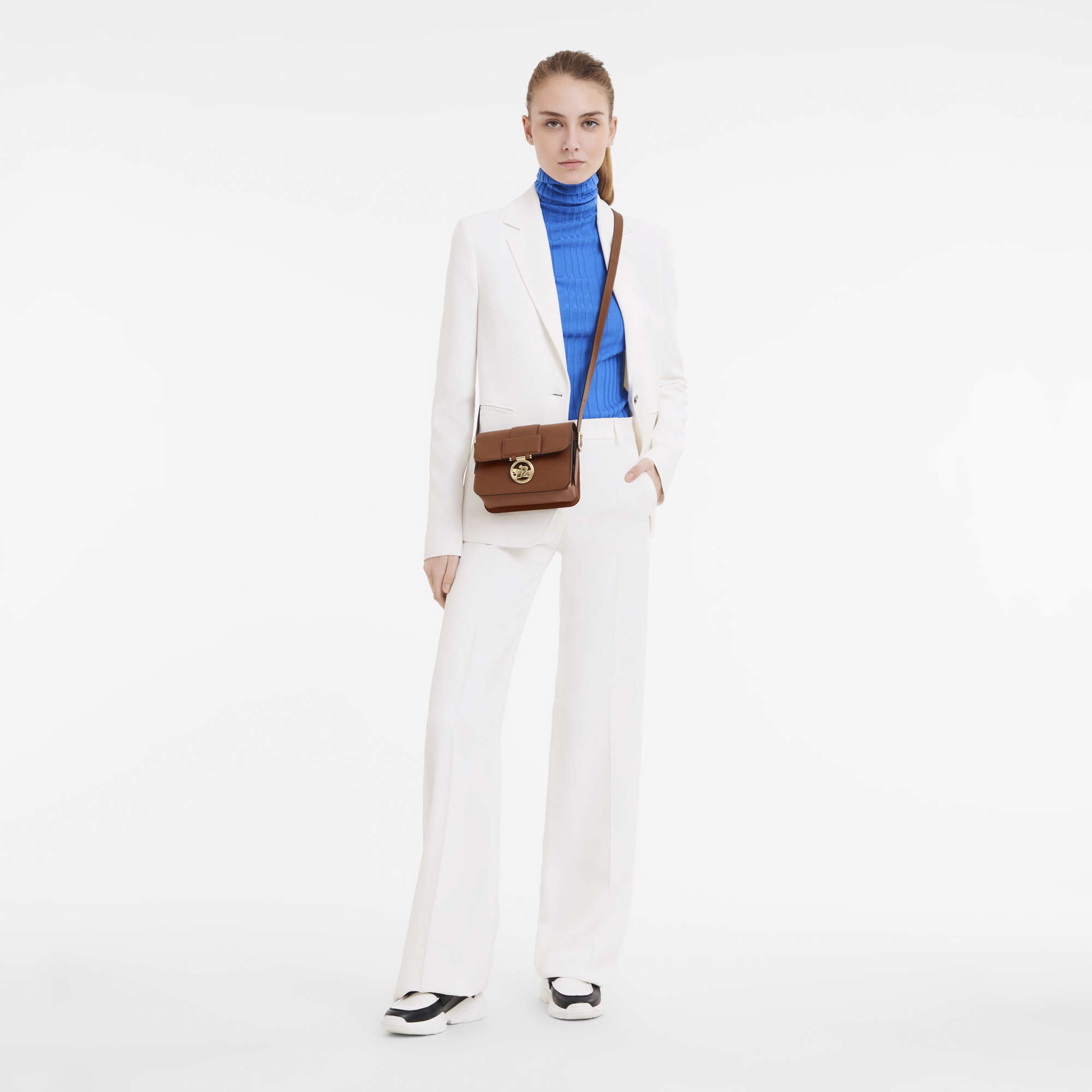 Box-Trot Crossbody bag S, Cognac