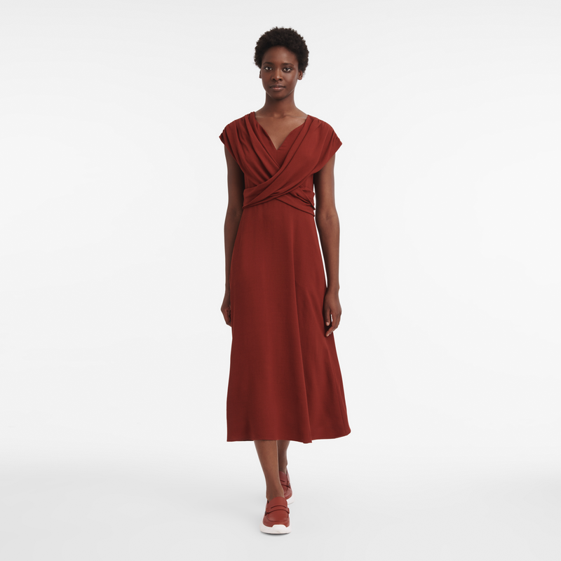 Red wrap new arrivals dress h&m