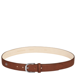 Ceinture femme Le Pliage , Cuir - Cognac