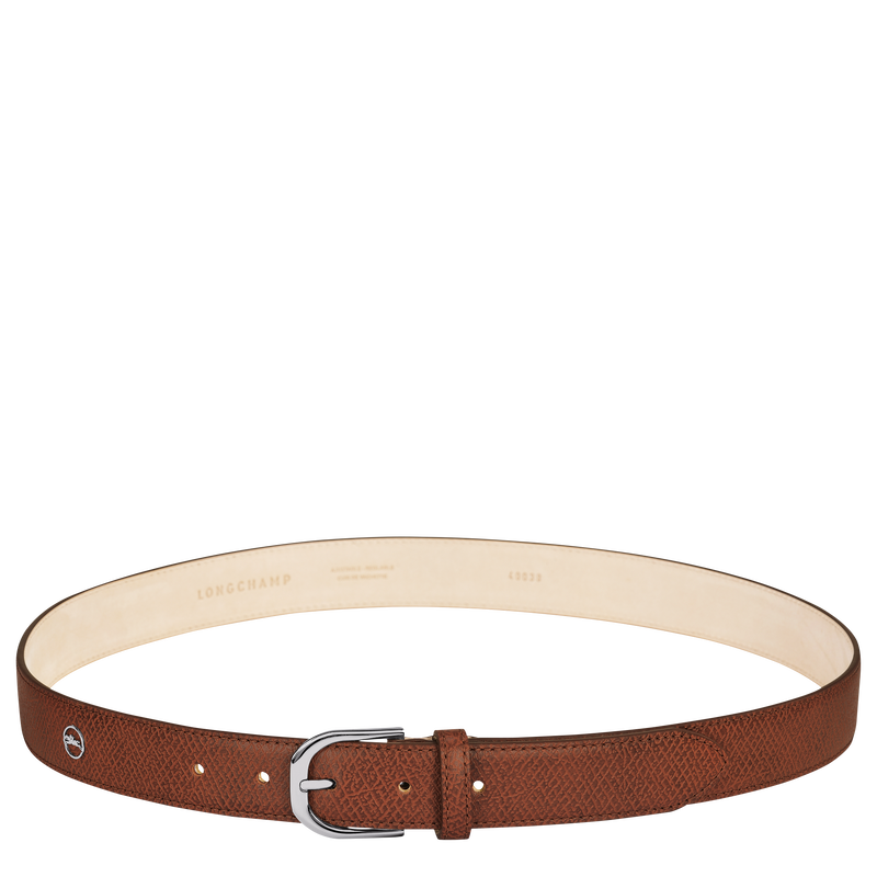 Le Pliage Ladies' Belt Cognac - Leather (40038H56504) | Longchamp US