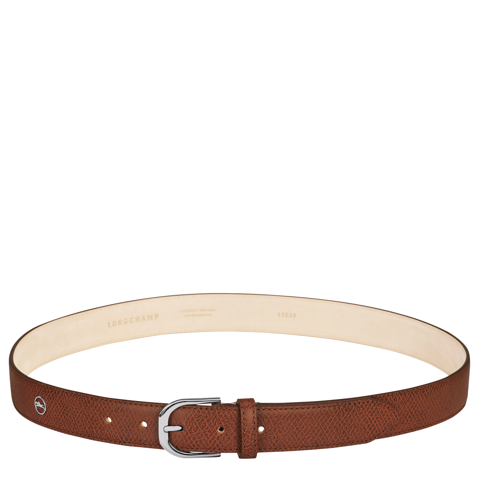 Ceinture femme Le Pliage Cuir Cognac Longchamp FR