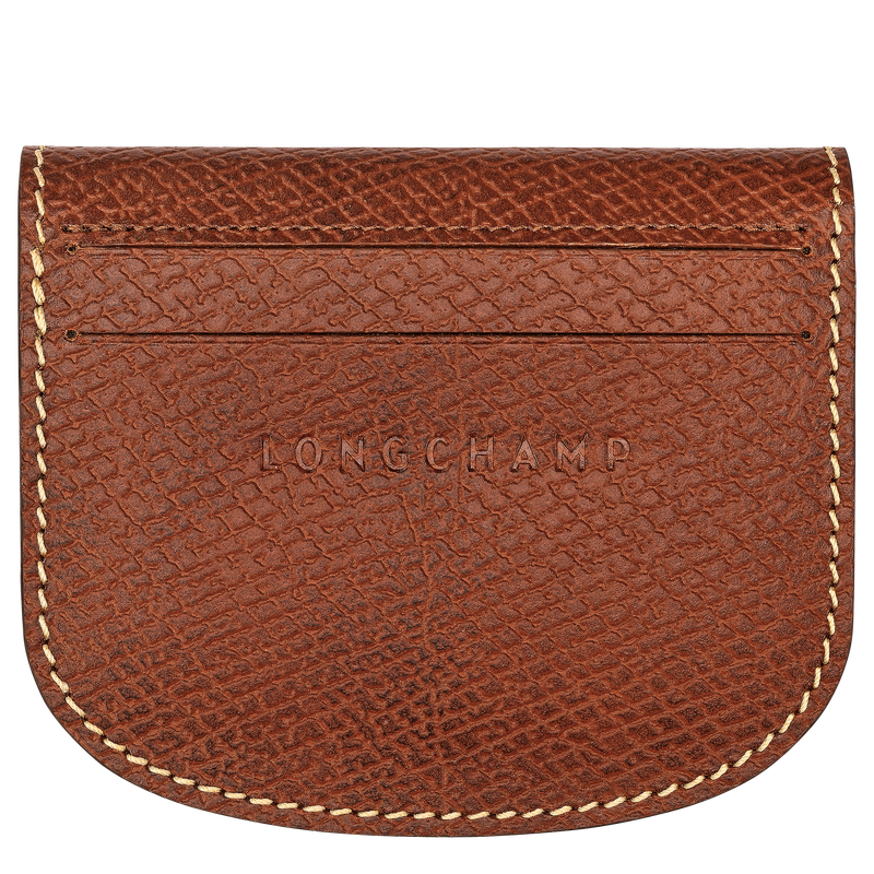 Porta Carte &Eacute;pure , Pelle - Marrone  - View 2 of  3