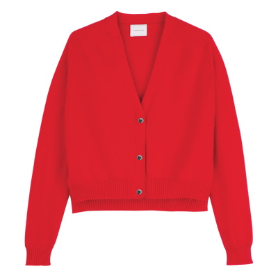 Gilet , Maille - Rouge