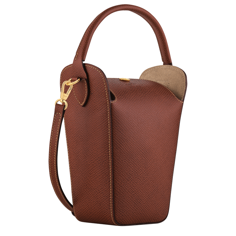 Popcorn-Tasche Épure , Leder - Braun  - Ansicht 3 von 6