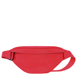Longchamp 3D 腰包 M , 紅色 - 皮革