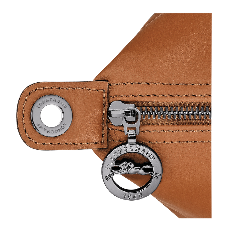 Le Pliage Xtra L Travel bag , Cashew - Leather  - View 5 of  5