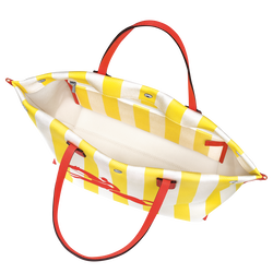 Roseau Essential Bolso shopper L, Amarillo/Blanco