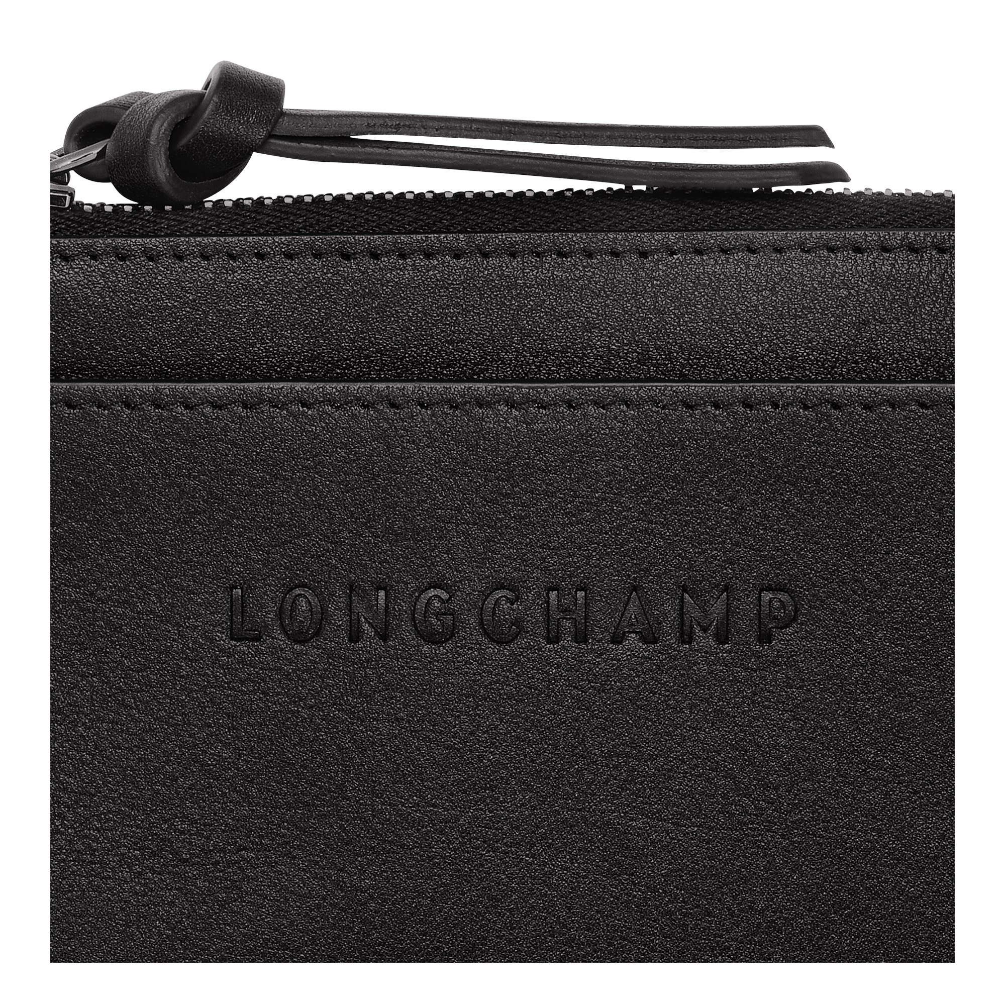 Longchamp 3D Card holder, Black