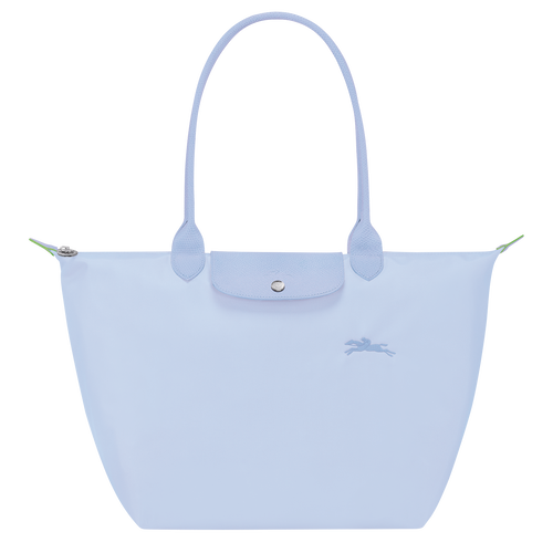 Le Pliage Green L Tote bag , Sky Blue - Recycled canvas - View 1 of 5
