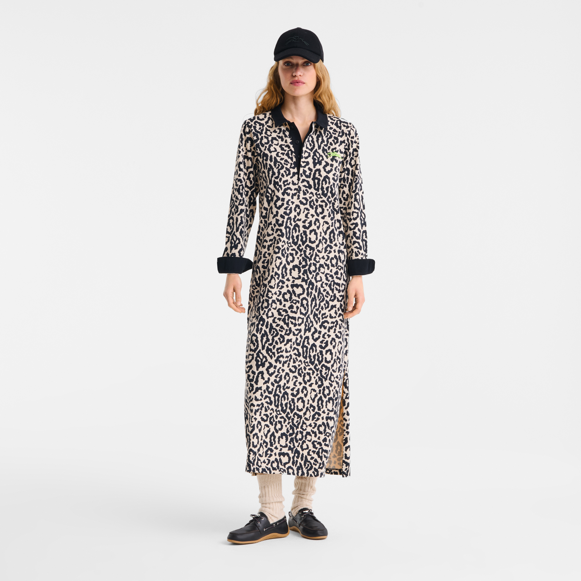 null Vestido, Beige/Negro