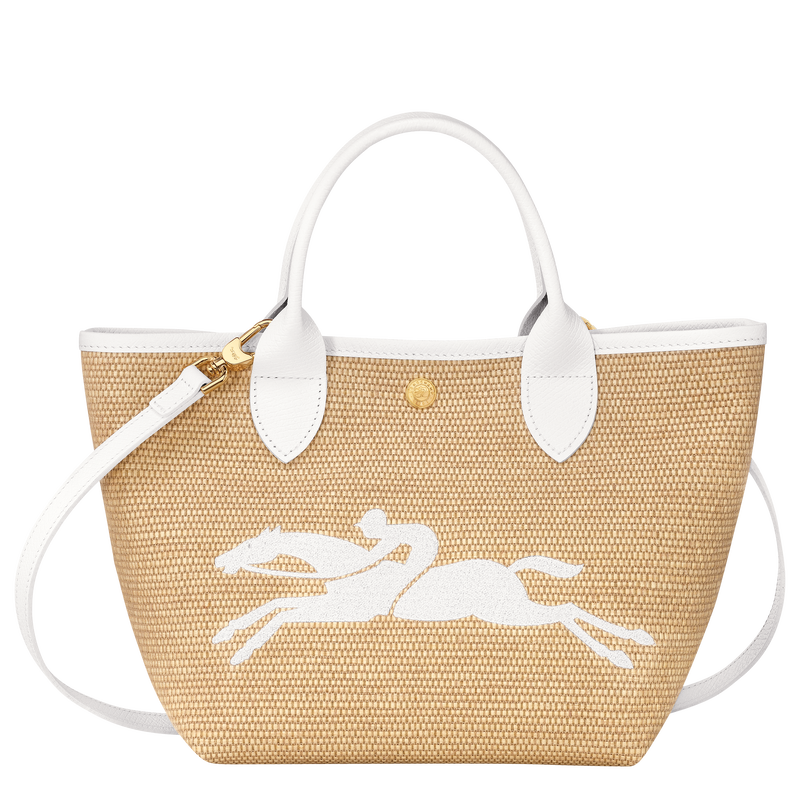 Handtasche S Le Panier Pliage , Canvas - Weiss  - Ansicht 1 von 5