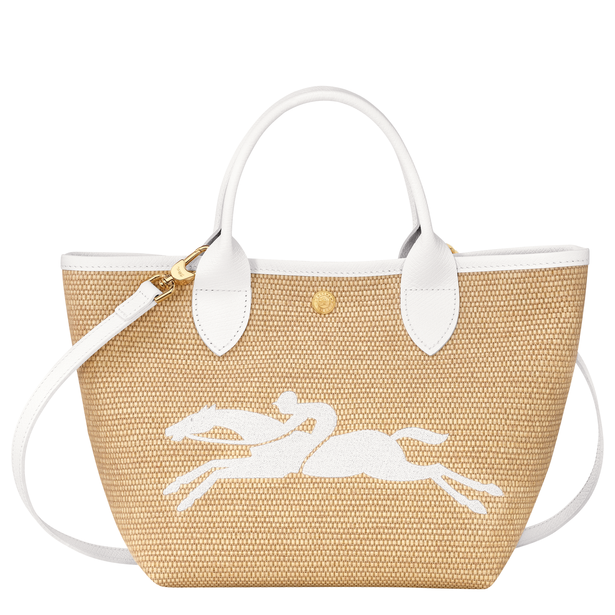 embarrassed disaster Search Le Panier Pliage S Basket bag White - Canvas (10144HZB007) | Longchamp US