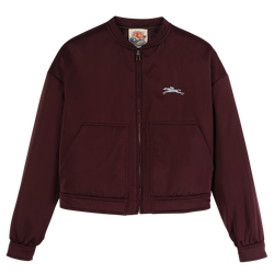 Jacket , Burgundy - Satin