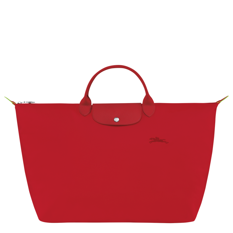 Reisetasche S Le Pliage Green , Recyceltes Canvas - Tomato  - Ansicht 1 von 7