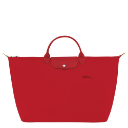 Le Pliage Green 旅行袋 S , 番茄紅 - 再生帆布
