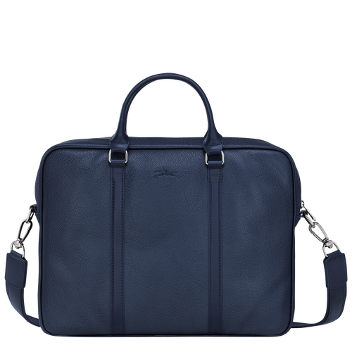 Aktentasche XS Le Foulonné , Leder - Navy - Ansicht 4 von 5