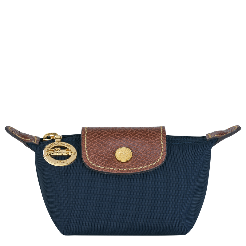 Le Pliage Original Coin purse , Navy - Recycled canvas  - View 1 of  3