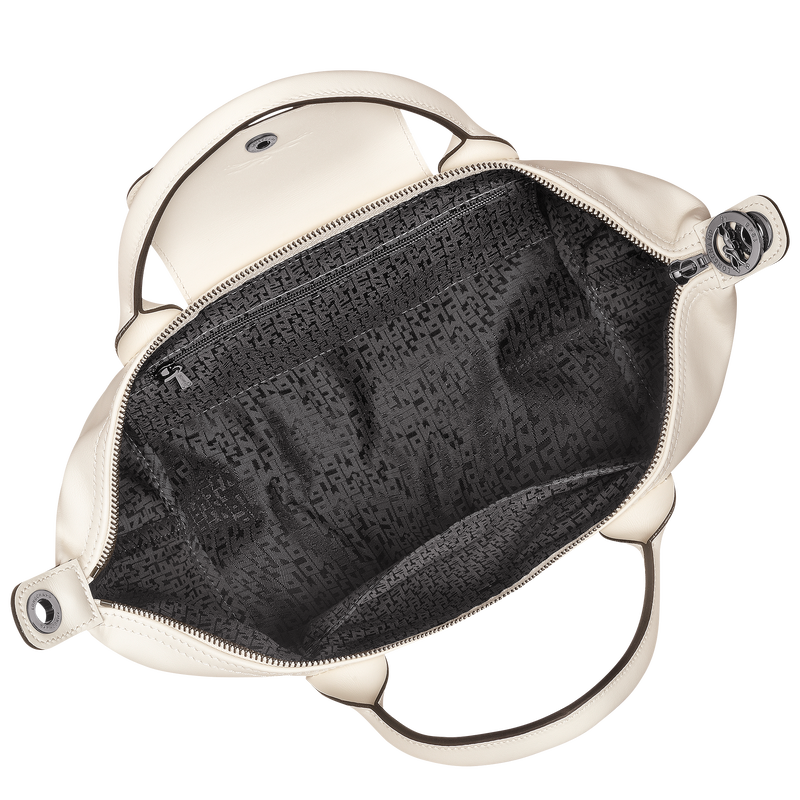 Le Pliage Xtra S Handbag , Ecru - Leather  - View 5 of  6