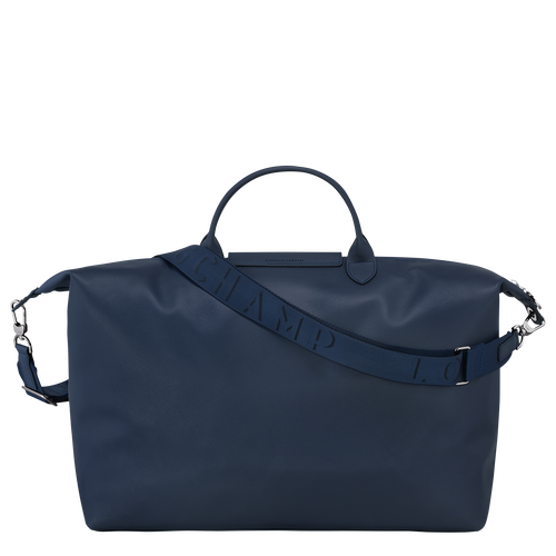 Le Pliage Xtra S Travel bag , Navy - Leather - View 4 of 5