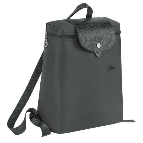 Le Pliage Green Backpack , Graphite - Recycled canvas - View 3 of  5