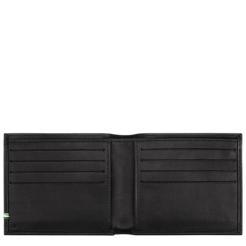 Longchamp sur Seine Wallet , Black - Leather - View 3 of 3