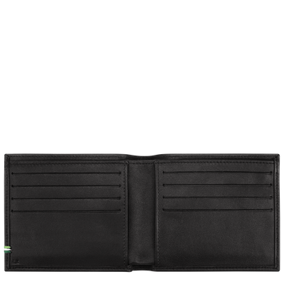 Longchamp sur Seine Wallet Black - Leather | Longchamp US