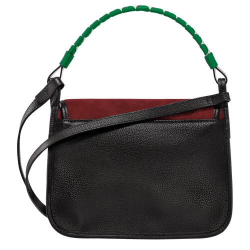Le Foulonné M Crossbody bag , Mahogany - Leather - View 4 of  4