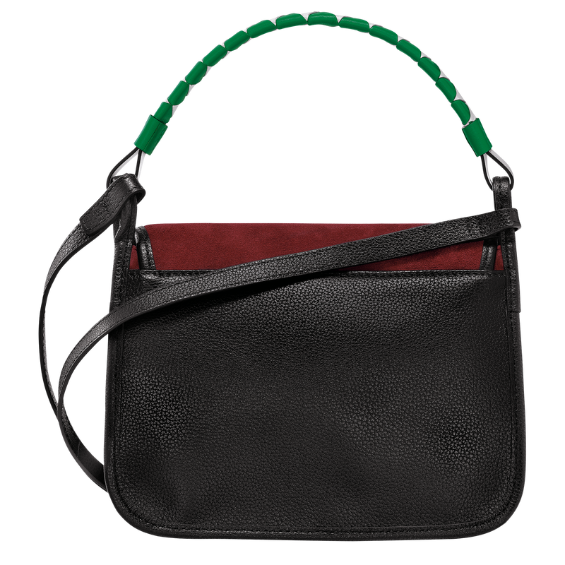 Le Foulonné M Crossbody bag , Mahogany - Leather  - View 4 of  4