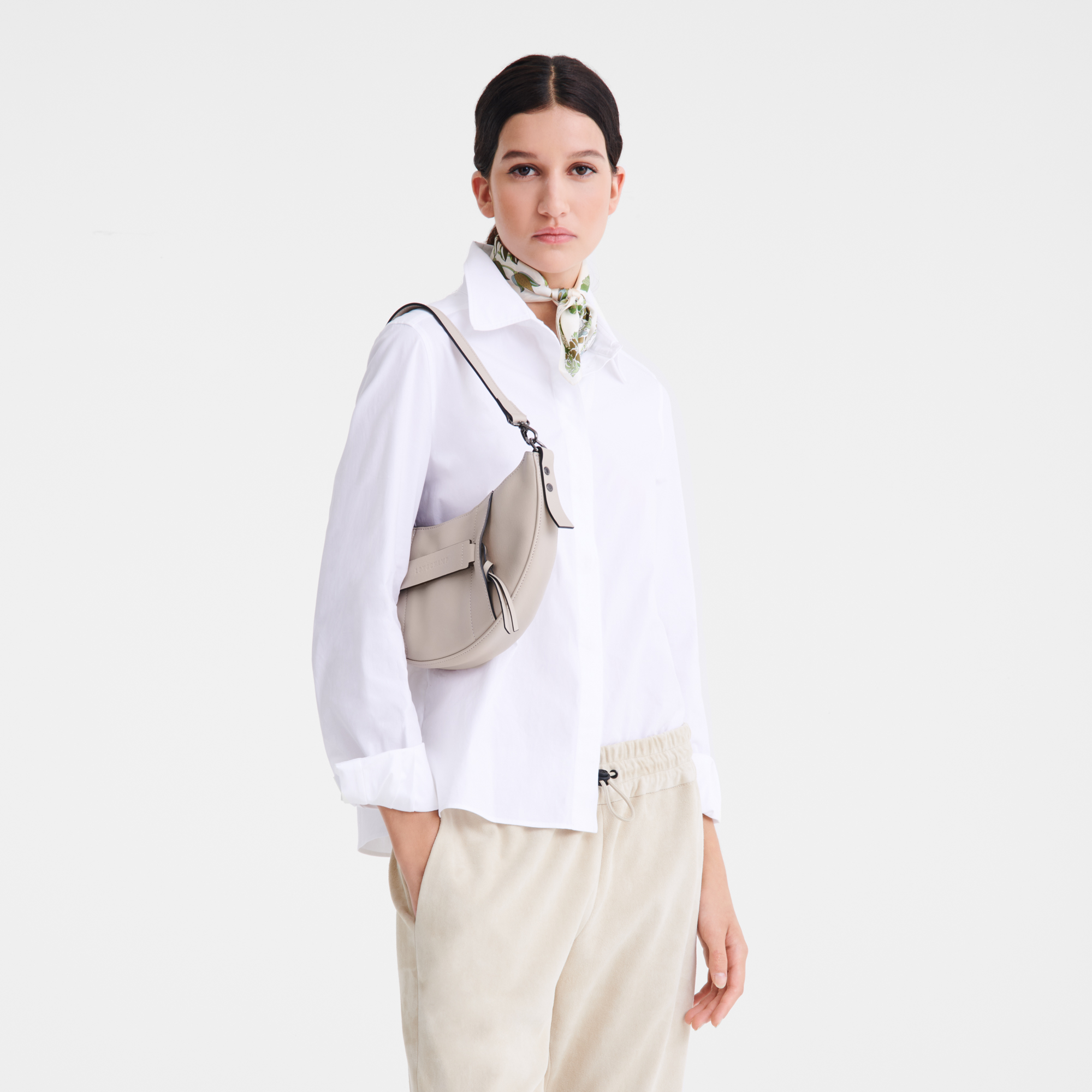 Longchamp 3D Sac bandouli&egrave;re S, Argile