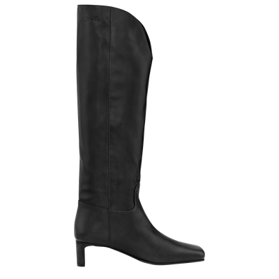 Absatzstiefel La Cavali&egrave;re , Leder - Schwarz