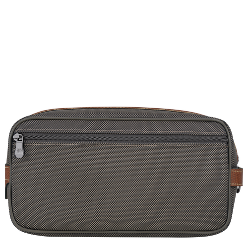 Boxford Toiletry case , Brown - Recycled canvas - View 3 of  4