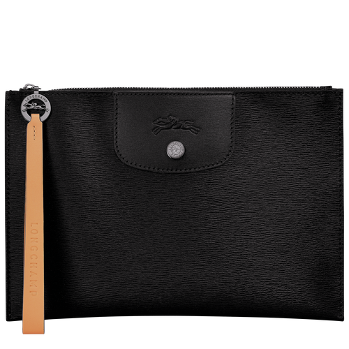 Le Pliage City Pouch , Black - Canvas - View 1 of  2