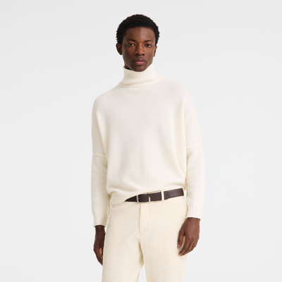 Ceinture homme Le Foulonn&eacute; , Cuir - Moka/Noir