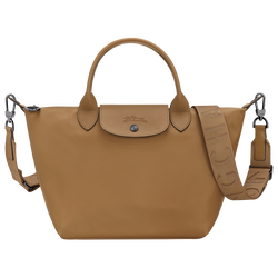 Le Pliage Xtra S Handbag , Tobacco - Leather