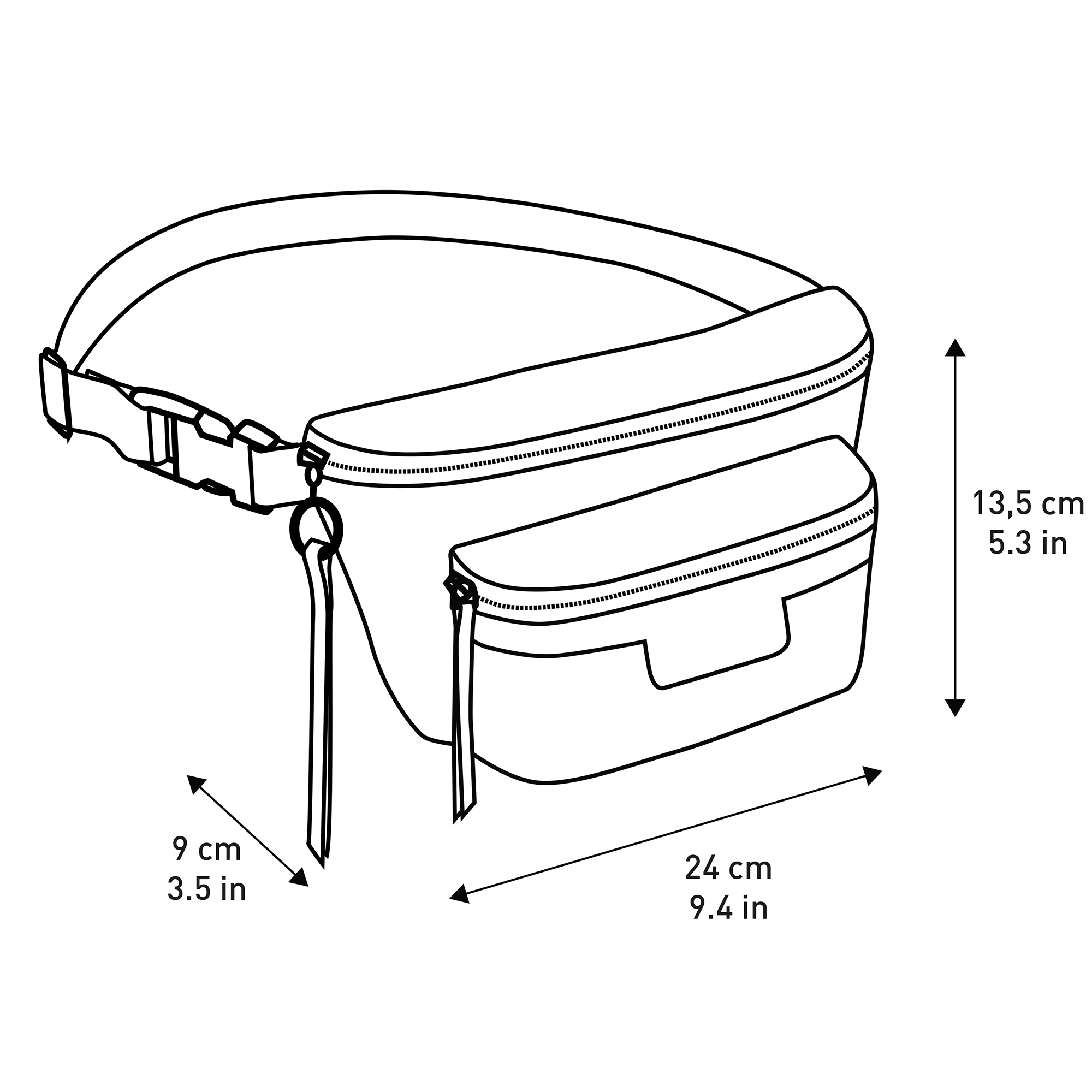 longchamp waist bag