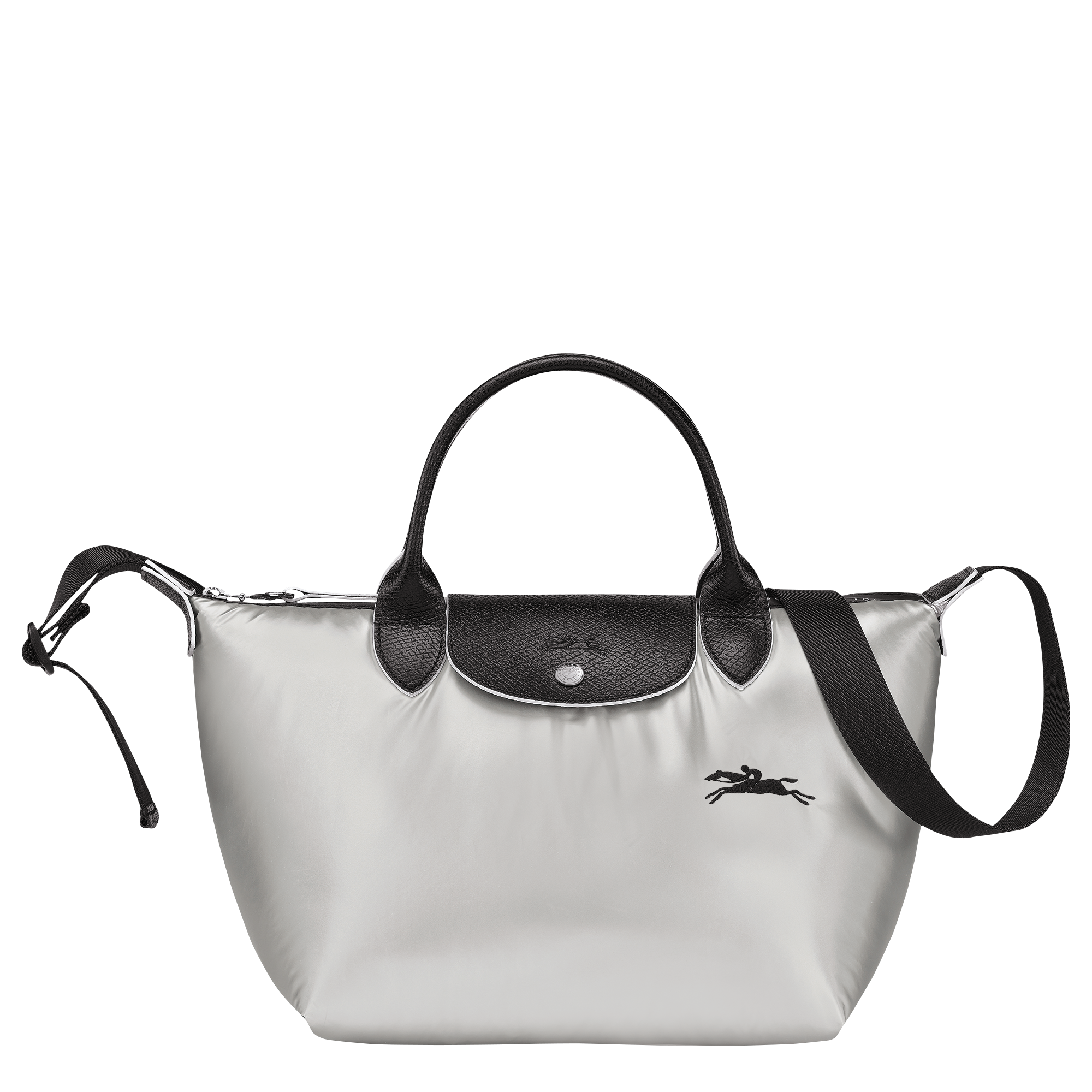 Sac argenté longchamp outlet