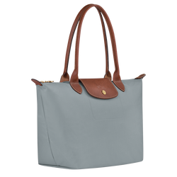Le Pliage Original M Tote bag , Steel - Recycled canvas