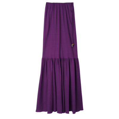 null Long skirt, Violet