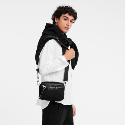 Borsa a tracolla S Le Pliage Energy , Tela riciclata - Nero