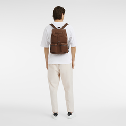 Longchamp 3D M Backpack , Cognac - Leather