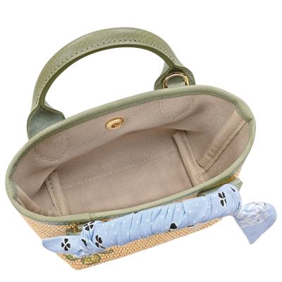Le Pliage Collection Basket bag XS, Almond Green
