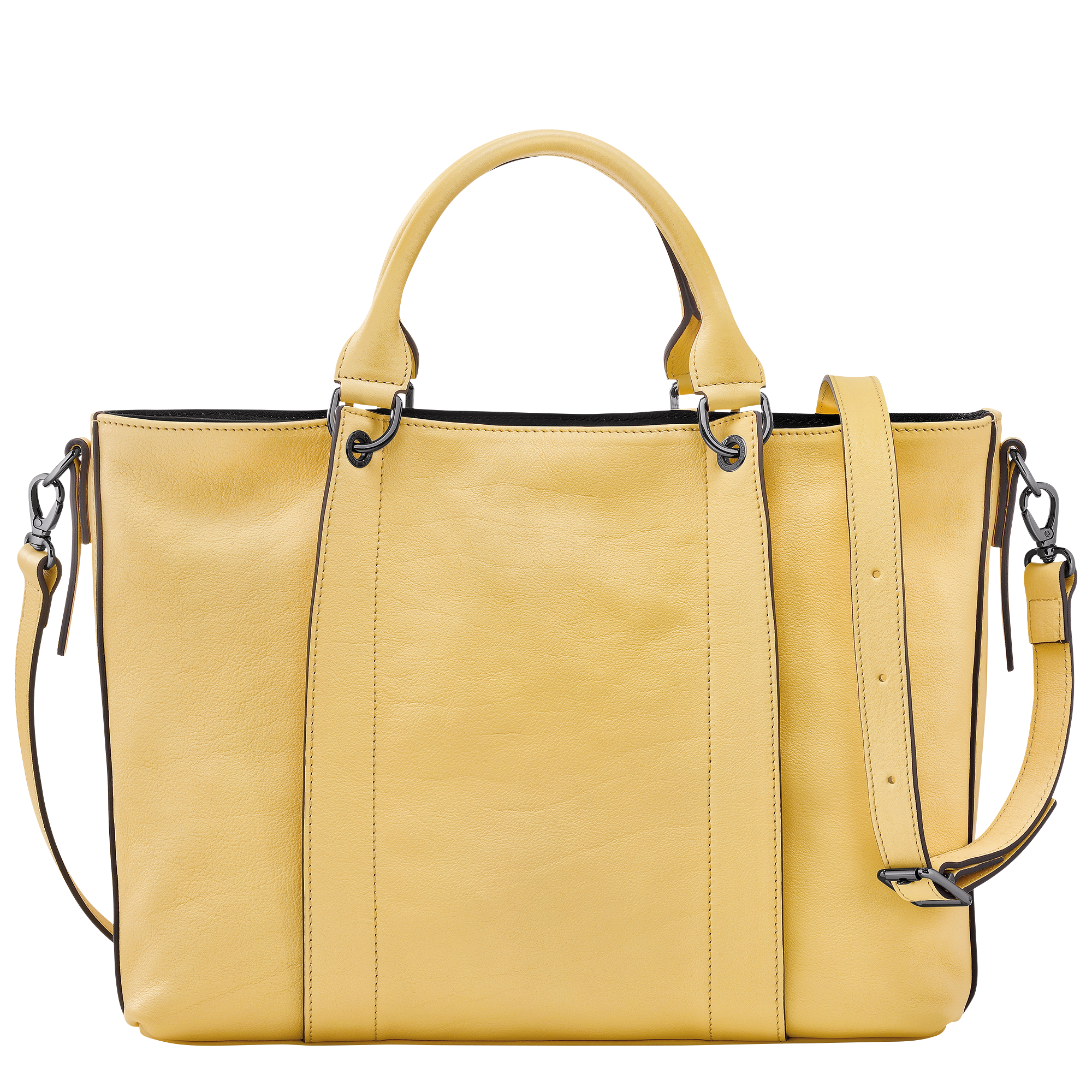 Longchamp 3D 手提包 M, 小麥白