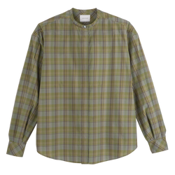 Shirt , Lichen - Plaid poplin
