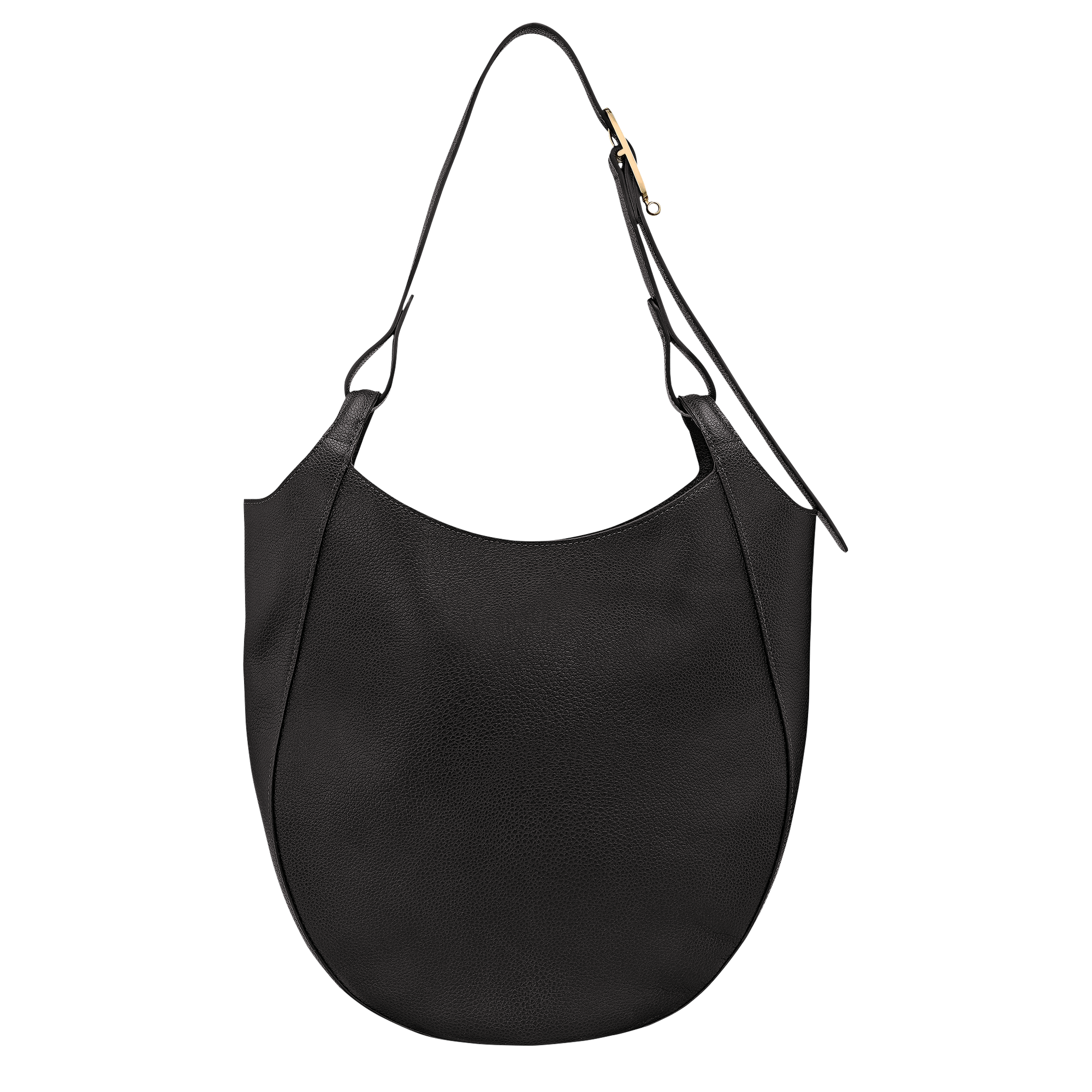 Le Foulonn&eacute; Borsa hobo L,  Nero