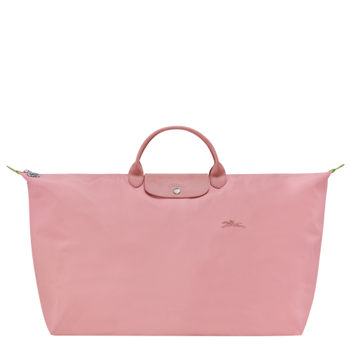 Le Pliage Green 旅行袋 M , 玫瑰粉色 - 再生帆布 - 查看 1 5