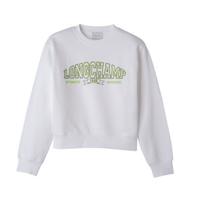 Sweatshirt , White - Jersey
